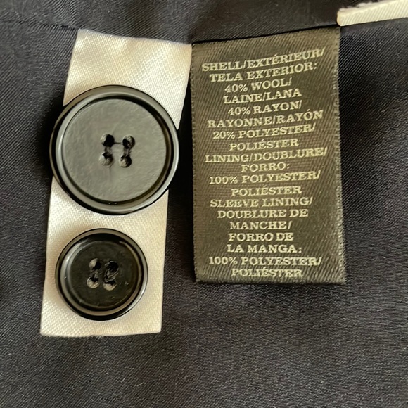 Ann Taylor - Polka Dot Navy Jacket - Picture 4 of 6